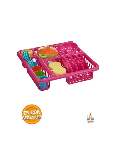 Candy Desenli Bulaşıklık Seti - Renkli Tasarımıyla Mutfakta Şıklığı Yakala, Pratik Ve Kullanışlı