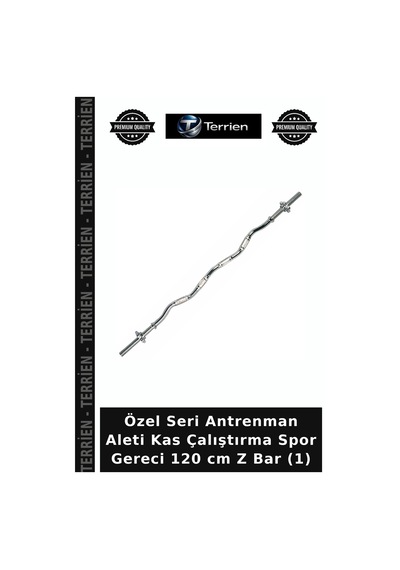 Özel Seri Antrenman Aleti Kas Çalıştırma Spor Gereci 120 Cm Z Bar 1