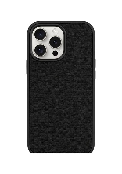 Premium Fabric Cover Obsidian Noir İphone 16 Pro Max Siyah