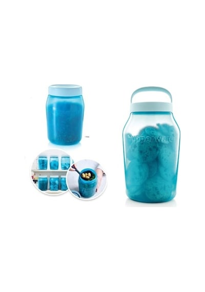 Tupperware Çok Amaçlı Kavanoz 3Lt Ve 1.5Lt Set Mavi Tupperware Çok Amaçlı Kavanoz 3Lt Ve 1.5Lt Set Mavi