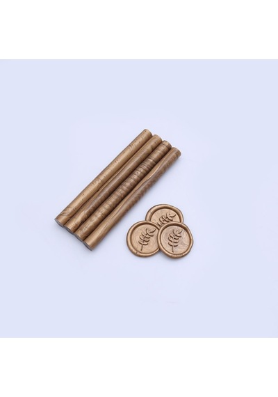Mühür Mumu Çubuk 11mmx120mm 10lu Paket Model:556 AÇIK BRONZ ALTIN
