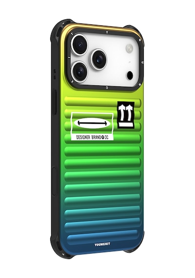 Apple Uyumlu iPhone 17 Pro Max Kılıf Youngkit The Secret Color Serisi Kapak Yeşil