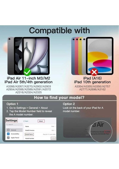 İpad Air 11 Inch M2 M3 Çip Air 4. /5. /6. Nesil 10.9inç Uyumlu Tutamaçlı Standlı Deri Tasarım Kılıf Arka Kapak İpad Air 11 Inch M2 M3 Çip Air 4. /5. /6. Nesil 10.9inç Uyumlu Tutamaçlı Standlı Deri Tasarım Kılıf Arka Kapak
