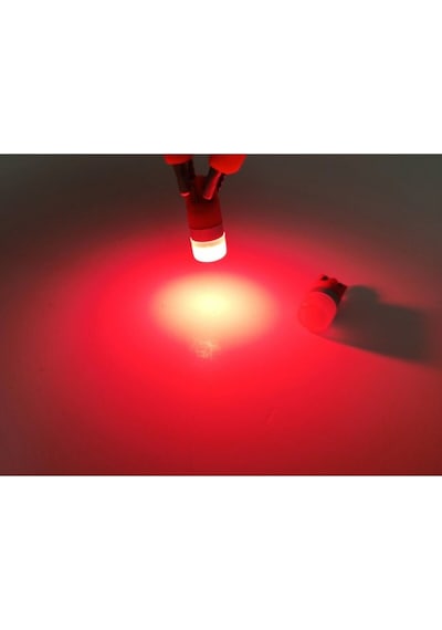 Femex T10 Ampul 1smd 3030 Chipset Mini Kırmızı Led Aktif Canbus