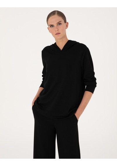 Pierre Cardin Kadın Siyah Sweatshirt 50314972-vr046 Siyah