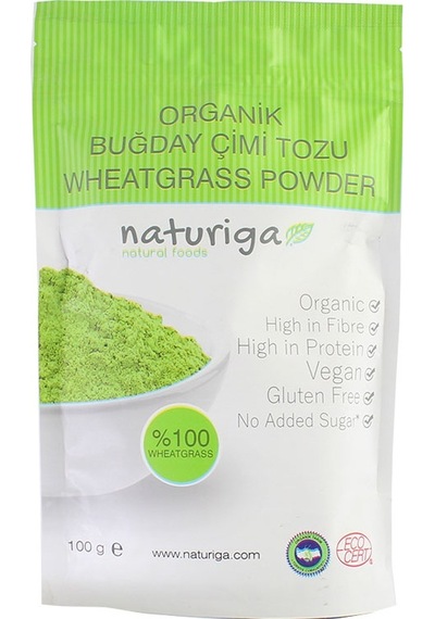Naturiga Organik Buğday Çimi Tozu 100 Gr AROMASIZ