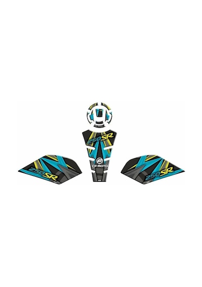 Cf Moto 250 Sr 2020 - 2024 Tank Pad Set 001 Standart
