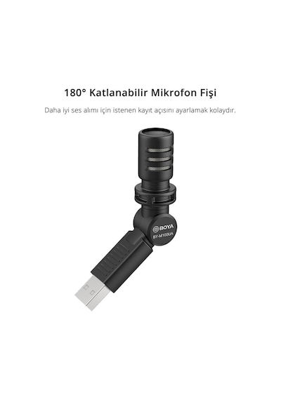 Boya By M100Ua Kompakt Usb Bilgisayar Mikrofonu