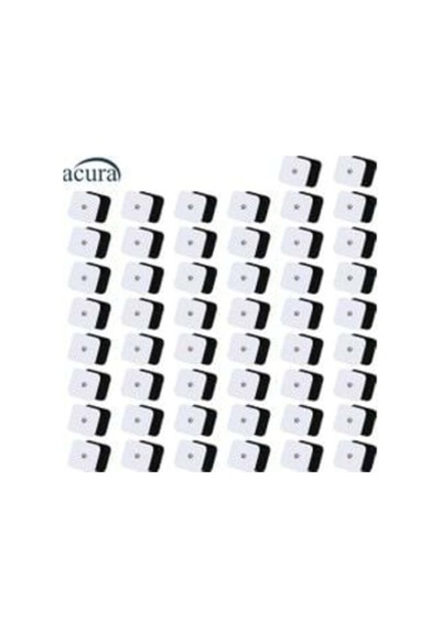 5x5 Çıtçıtlı Kare Tens Pedi 20 Adet