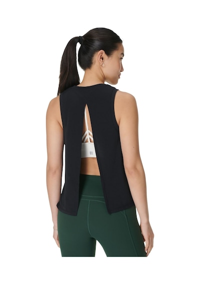 Sweaty Betty Sweaty Betty Soft Flow Double Up Bra Tank Kadın Fitness Bra Blk Siyah