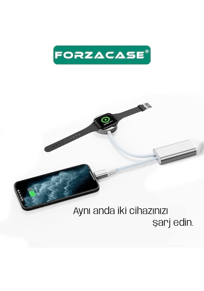 Forzacase 60w 2in1 Type-c & Watch Çoklu Şarj Kablosu Fc1036
