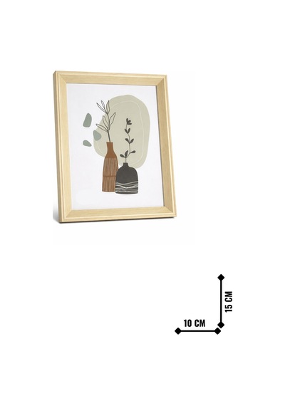 Derin Kenar Çerçeve Krem 15x10 Cm