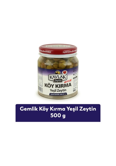 Kavlak 500 Gr Gemlik Taze Köy Kırma Yeşil Zeytin