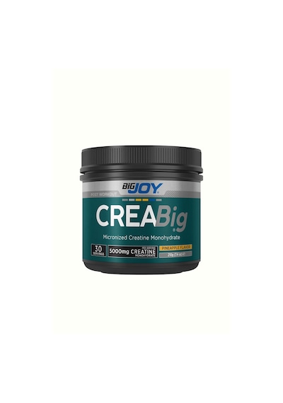 Kreatin Creabig 210gr 30 Servis Ananas Aromalı Creatine Monohydrate %100 Mikronize Aromasız