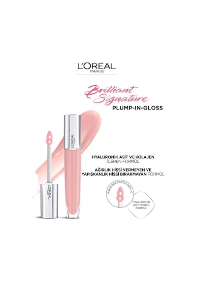 L'Oréal Paris Brilliant Signature Plump İn Gloss Ruj 402 I Soar