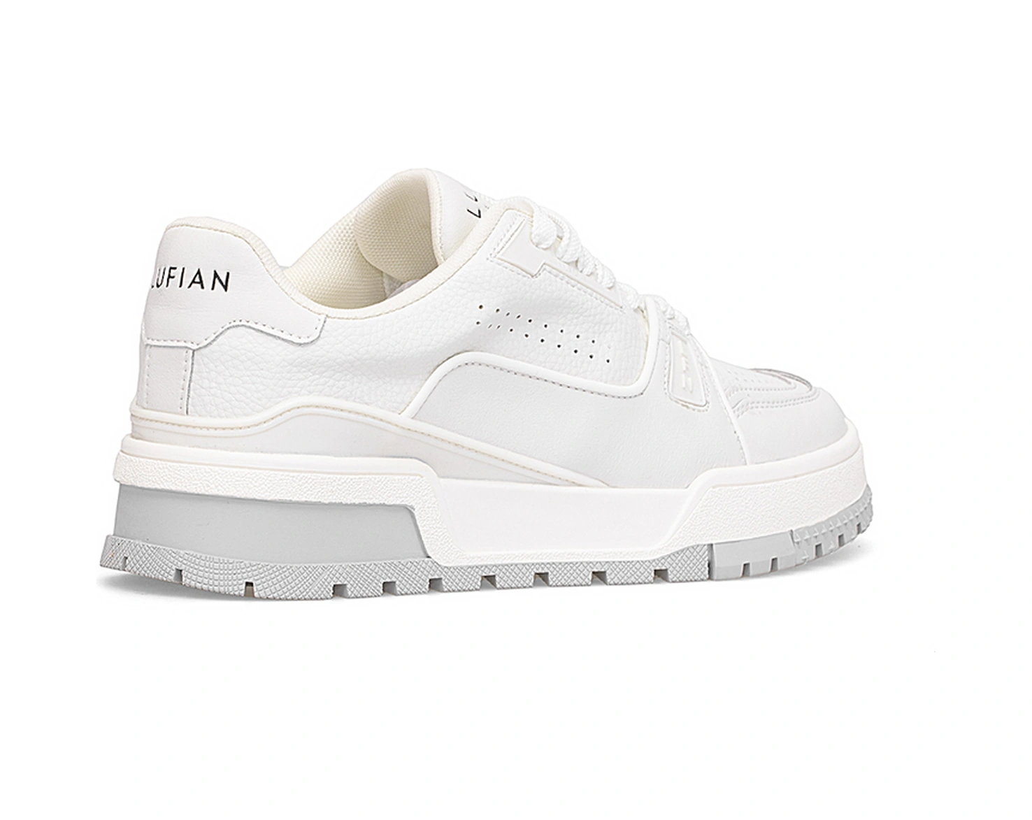 Lufian 112230250 Albert 25k Erkek Hakiki Deri Klasik Sneaker Beyaz Beyaz