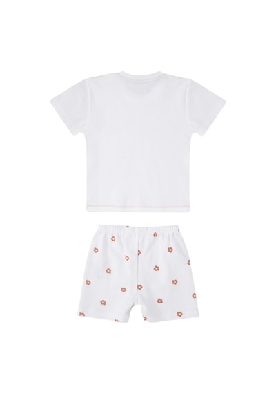 U.S. Polo Assn. Krem Bebek T-shirt Takım Krem