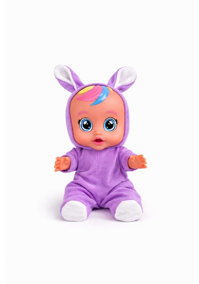 Ağlayan Ve Konuşan Et Bebek 20 Cm Su İçen Bebek Oyuncağı 3+ Yaş Lila