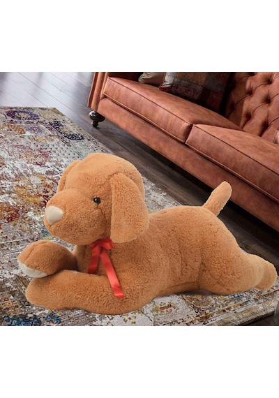 Peluş Yumuşacık Sevimli Köpek. Uyku Ve Oyun Arkadaşı - 80 Cm