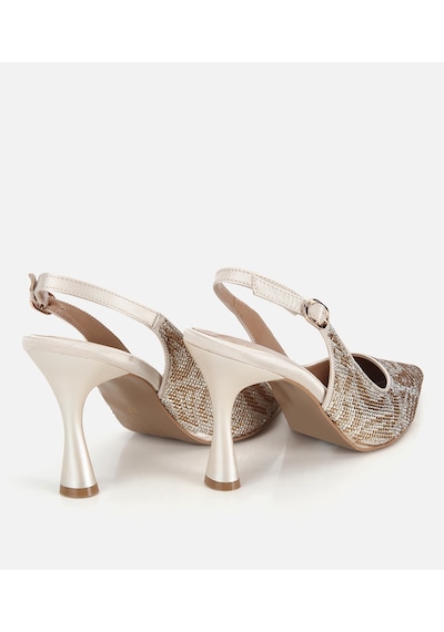 Hotiç Kadın Gold Taş Detaylı Arkası Açık Stiletto 01ayh320900a540 01ayh320900a540 Gold