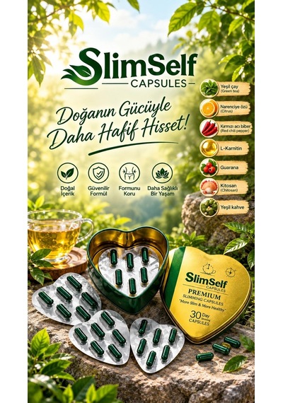 Slimself Premium Bitkisel İçerikli Form Kapsül 30 Daily