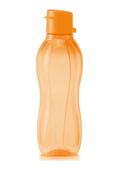 Eco Şişe Suluk 500 Ml 3 Lü Pratik Kapak Portakal Lime Mavi