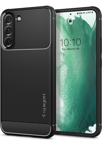 Spigen Galaxy Uyumlu S22 Plus 5g Kılıf Rugged Armor Matte Black