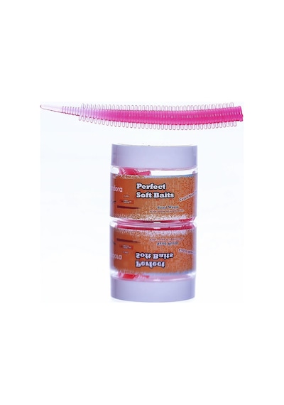 Pandora Perfect Soft Baits Sandworm 7cm Kavanozlu Lrf Silikonu Honey Shrimp
