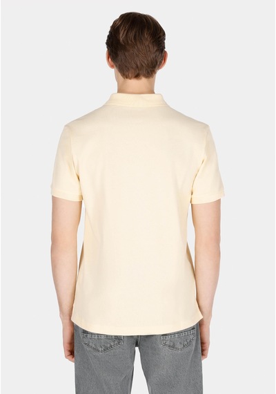 Colin's Colins Regular Fit Polo Yaka Düz Erkek Sari Kısa Kol Tişört Cl1073960 Cl1073960 Q1.v2 Lyl Lıght Yellow Çok Renkli