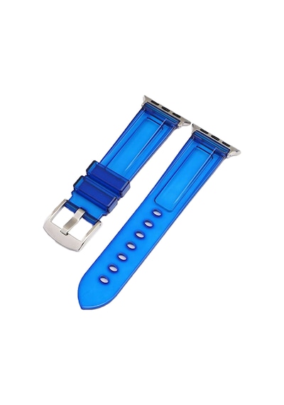 E2M Apple Uyumlu  Watch 38-40mm KRD-23 Transparent Mavi Ko