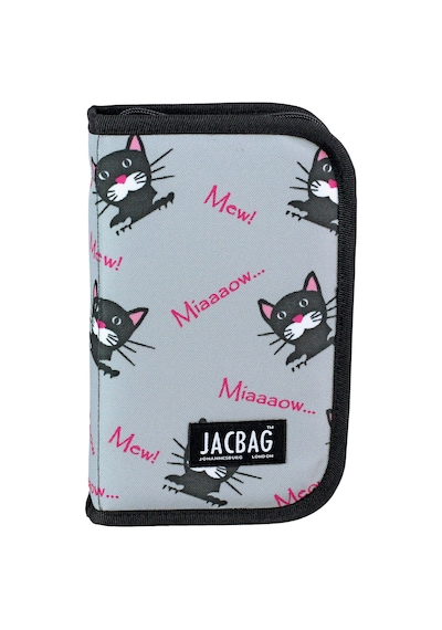 Jacbag Cover -sert Kapaklı Lastikli Kalem Kutusu Cover-miyav renkli