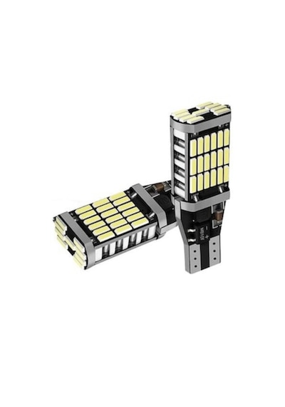 Point 2 Adet T15 W16w Canbus 45 Led Beyaz Geri Vites Park Ampülü