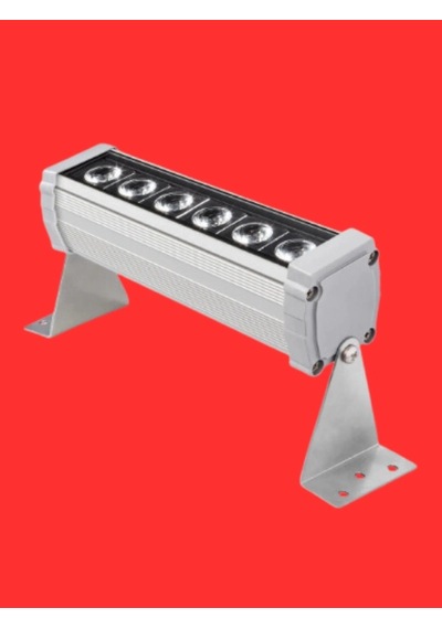 17 Cm 6 Watt Kırmızı Işık Wallwasher Duvar Boyama Ip65
