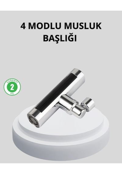 360 Dönebilen Musluk Başlığı 4 Fonksiyonlu Su Tasarruflu Ve Dayanıklı - Lisinya Diğer