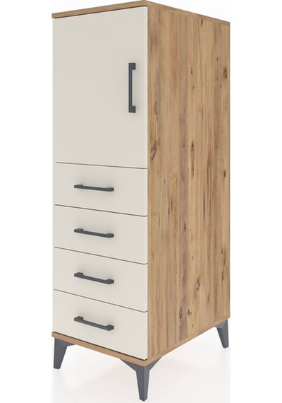 Kronos Dolap 2 Raflı 4 Çekmeceli Tek Kapaklı 44x59x134 Çam-ay... Çam Kronos Dolap 2 Raflı 4 Çekmeceli Tek Kapaklı 44x59x134 Çam-ay... Çam