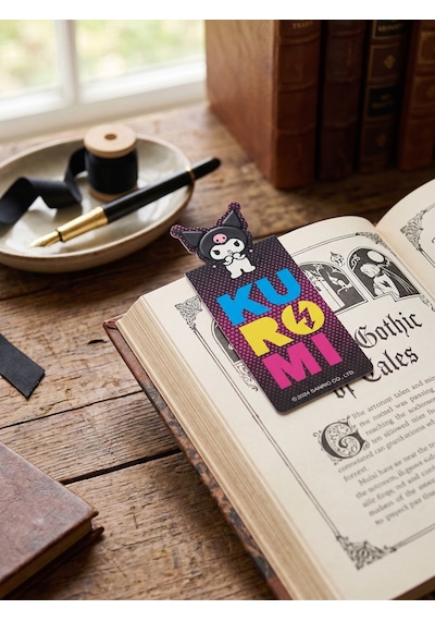 Bakgelal Sanrio Lisanslı Kuromi 3 Lü Manyetik Kitap Ayracı Seti Pop Art Tasarım - 9083902974021