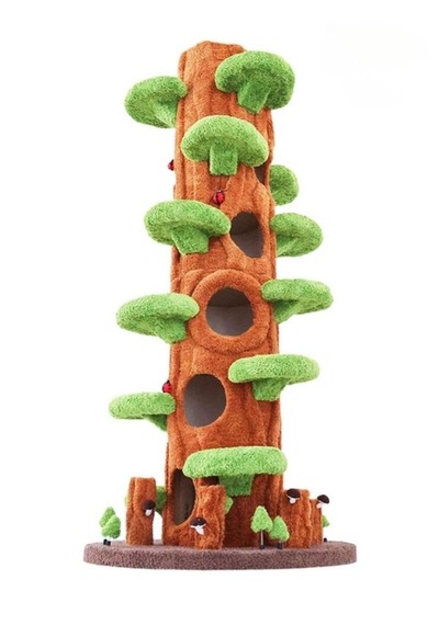 Ağaç Temalı Kedi Evi 180 Cm