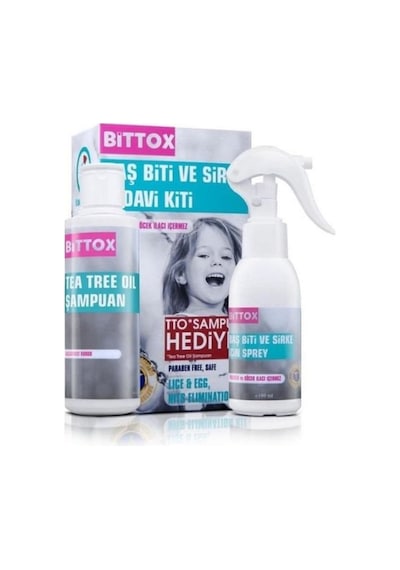 Bittox Bit Spreyi 100 ML + Tto Şampuan 150 ML + Metal Tarak