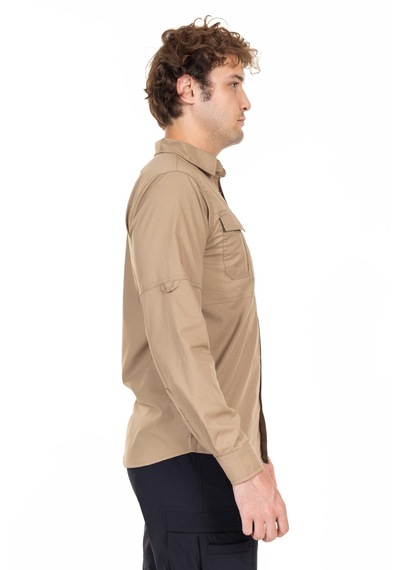 311 Dayanıklı Ripstop Taktik Outdoor Bej Gömlek