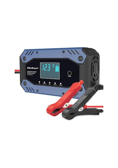 Lifepo4 12-24 Şarj Cihazı 10a Lcd Ekranlı 9 Aşamalı Ac-dc Şebeke Şarj