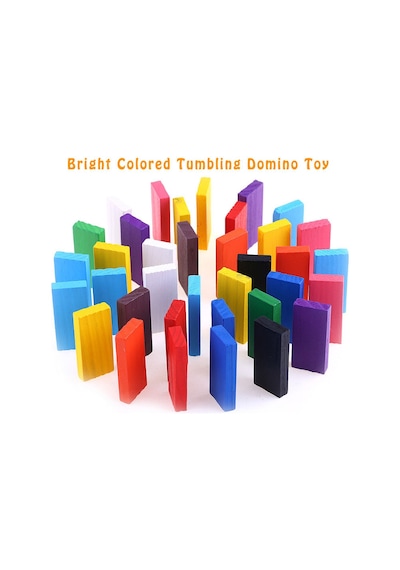 Ahşap 200 Parça Domino - Eğitici ve Eğlenceli Renkli Domino Seti Ahşap 200 Parça Domino - Eğitici ve Eğlenceli Renkli Domino Seti