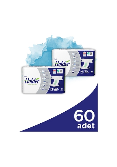 Holder Yetişkin Hasta Bezi Orta Boy Medium 30 X 2 Adet Diğer