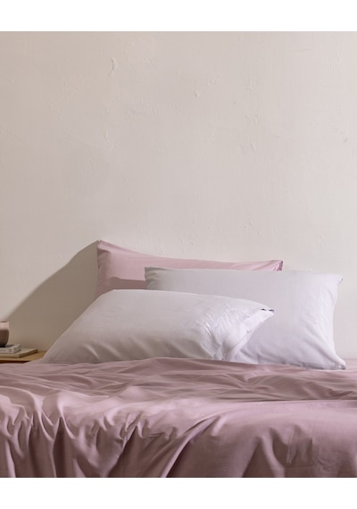 Madame Coco Soleil %100 Pamuk 2'li Yastık Kılıfı - Gri/beyaz 8684427287538 Çok Renkli