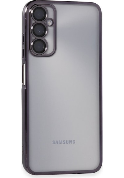 Samsung Galaxy A05s Uyumlu Kılıf Lensli Silikon - Mor