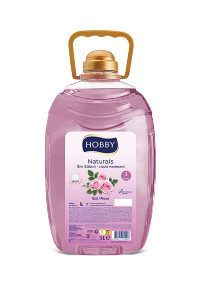 Hobby Naturals Gül Sıvı Sabun 3 L