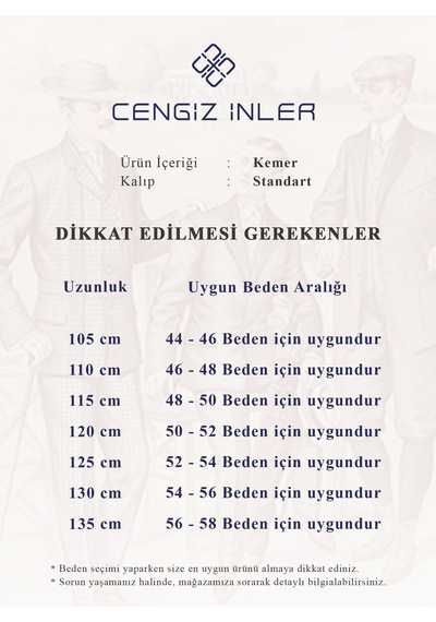 Cengiz İnler Lazer Küçük Desenli Rugan Erkek Kemer 001