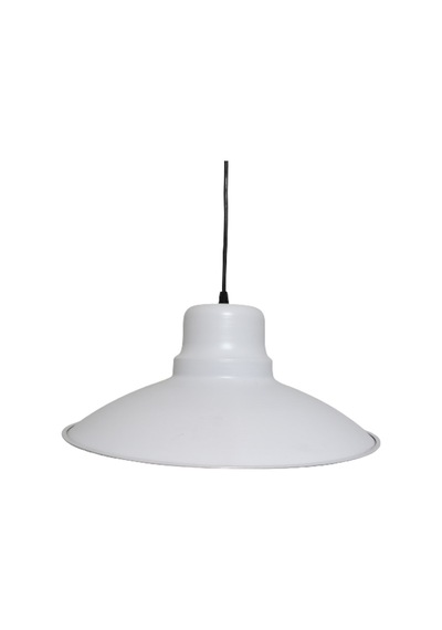 Riolight Retro Beyaz Içi Gold Tekli Metal Sarkıt Çap: 37Cm