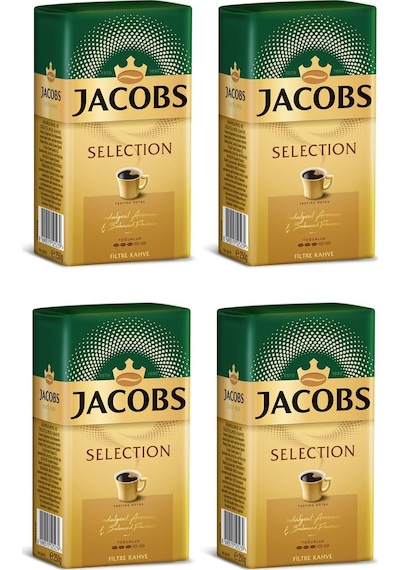 Jacobs Selection Filtre Kahve 250 Gr X 4 Adet Öğütülmüş