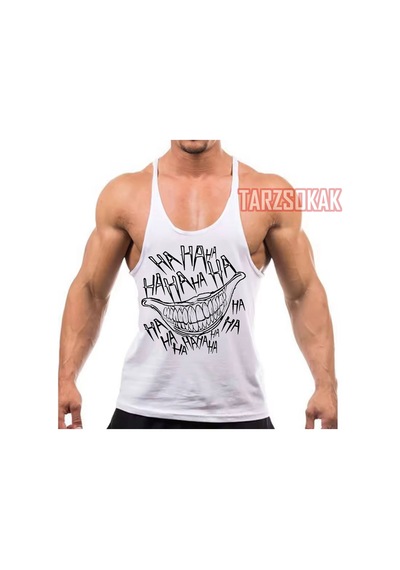 Tarzsokak Gym Tank Top Fitness Sporcu Atleti Gym132 Beyaz