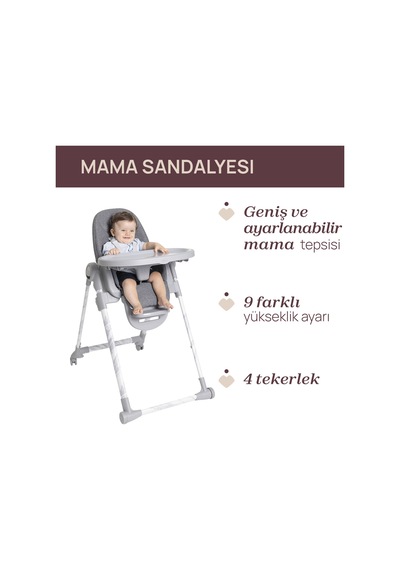 Chicco Polly Armonıa Mama Sandalyesi Carrara 00087140430000